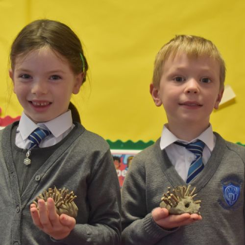 Our Clay Hedgehogs