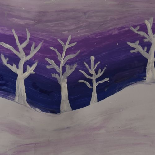 Snowy Winter Art