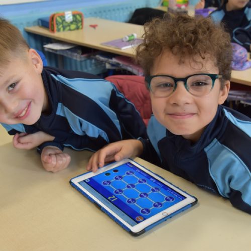 Times Tables on our iPads