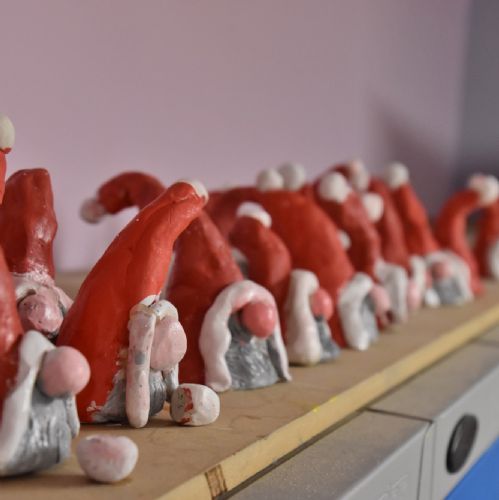 Santa in Clay