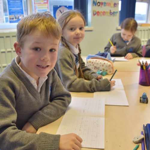 Working on our Handwriting