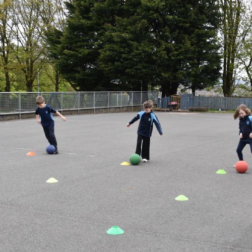 P4 Dribbling Skills in PE