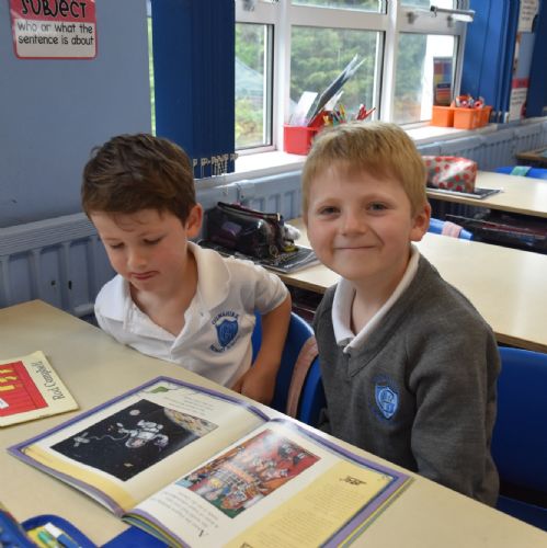 P4 With their P1 Reading Buddies