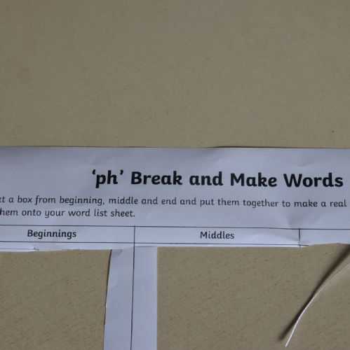 Phonics - Break and Make Words