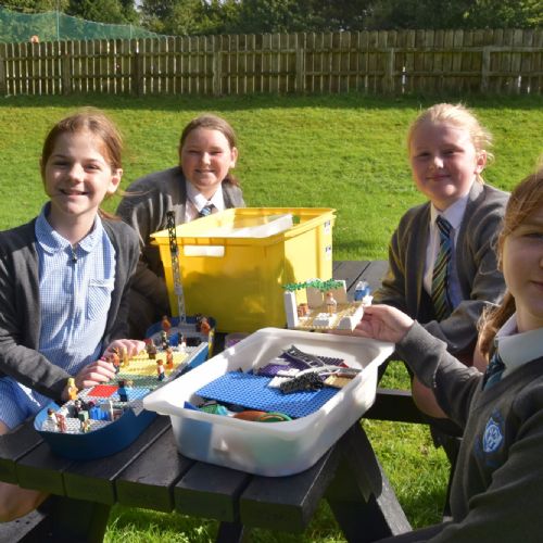 P7 Enjoying a Well Earned Break